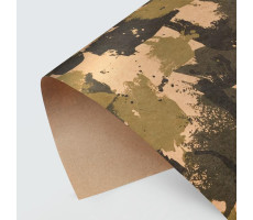 Бумага упаковочная крафтовая «Хаки», 50 × 70 см