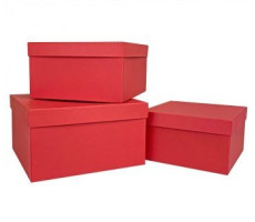 Коробка Прямоугольник "Красный"